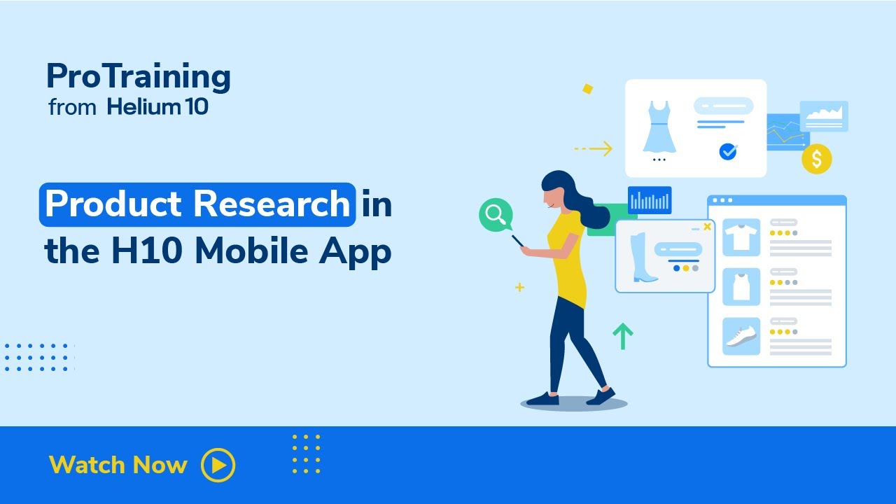 Product Research in the H10 Mobile App | Helium 10 Amazon Pro Training