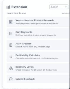 Helium 10 chrome extension