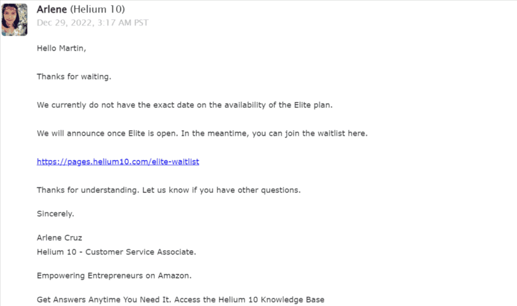 Helium 10 Customer Service Phone Number: Support & Contact