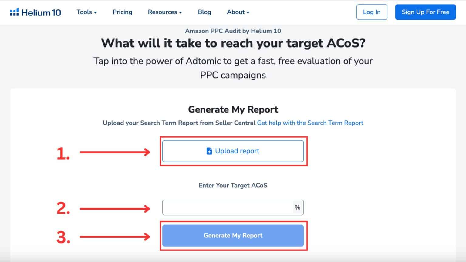 Helium 10 PPC Audit Tool: Get Free Amazon PPC Evaluations in 2026