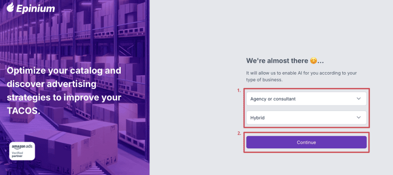 Epinium sign up questions
