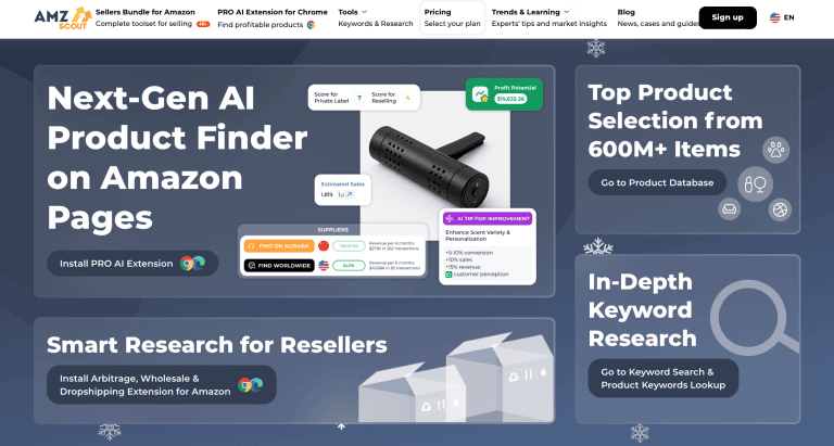 AMZScout offers AI tools