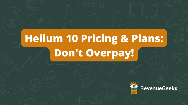 Helium 10 pricing