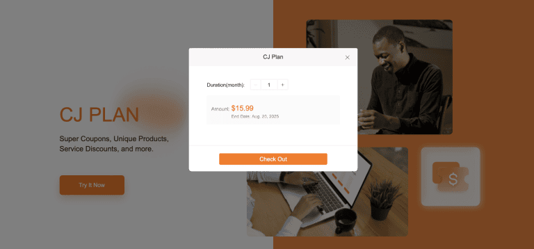CJdropshipping upgrade to paid plan