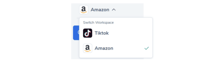 Helium 10 Influencer Finder select TikTok or Amazon