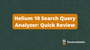 Helium 10 Search Query Analyzer Feature Review
