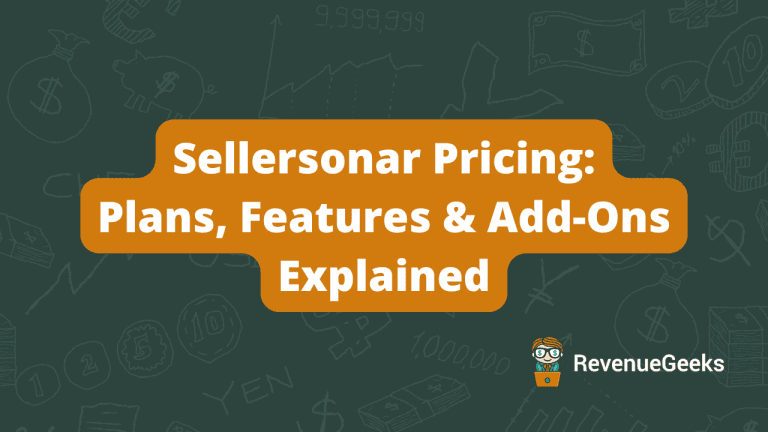 Sellersonar pricing