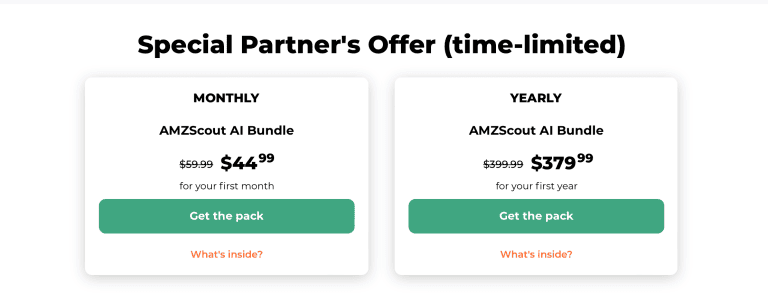 AMZScout 25% discount plans